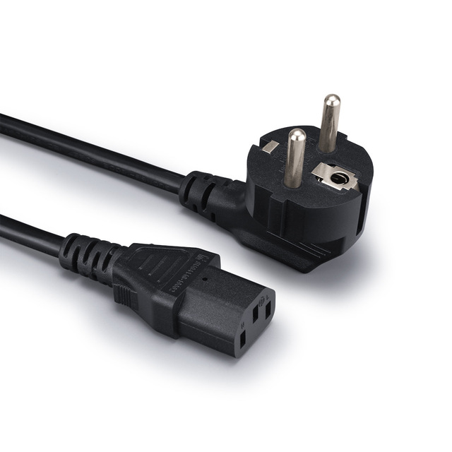 KC Certified Pure Copper Power Cord for Computer Mainframe Rice Cooker Korean Standard Pin Two-Prong Plug IEC Female End IP11