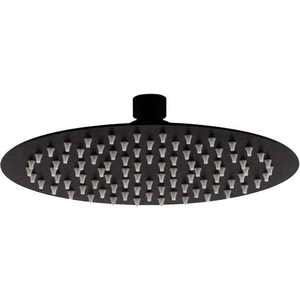 Pomme de douche ronde en acier inoxydable noir DM 200 Bandeau de bain - Product Image 1