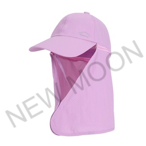 Casquette de pêche personnalisée à séchage rapide UPF 50+ pour activités de plein air et alpinisme, protection solaire anti-UV avec cache-cou amovible - Product Image 3