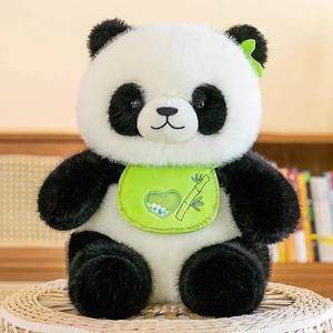Lindo panda gigante muñeca de peluche babero Panda muñeca zoológico recuerdo muñeca de juguete - Product Image 1