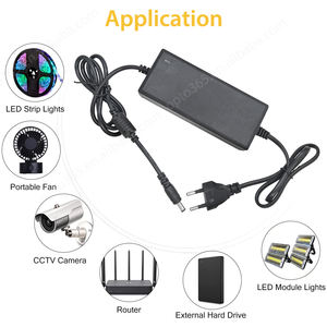 Adaptateur d'alimentation secteur AC/DC 12V 5A 5 Ampères 60W de remplacement pour bande LED, caméra CCTV IP, <span class=keywords><strong>PC</strong></span>, écran LCD - Product Image 5