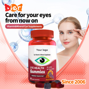 ODM şeker toptan özel özel etiket sağlıklı şeker vitamini ve Mineral takviyesi göz yetişkin için Lutein sakızlı şeker içerir - Product Image 1