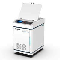 FEILIKE Machine de nettoyage au laser à fibre pulsée portable de haute qualité 500W 1000W pour l'élimination de la peinture automobile sur métal et acier inoxydable Nouveau