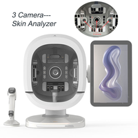 Máquina Analizadora de Piel con IA de 3 Cámaras K57 K33, Escáner de Diagnóstico Facial, Detector de Piel Portátil para Salón de Belleza y Gestión de la Piel