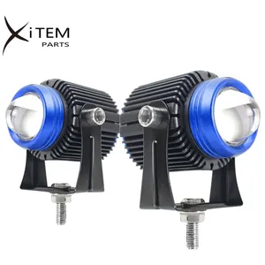 Mini Spot Licht Motorfiets Led Koplamp Motorfietsen Led Driving Lights Dimlicht Motorfiets Verlichting