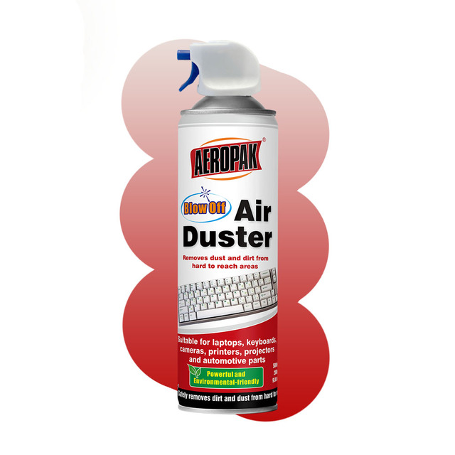 Eco-Friendly Air Duster Aerosol Compressed Gas Spray for Computer Keyboard & Electronics Cleaner & Wash