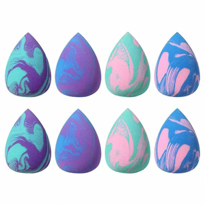 Éponge de maquillage de haute qualité, ultra douce, à texture fine, sans latex, pour application humide et sèche, avec boîte en PVC - Product Image 6