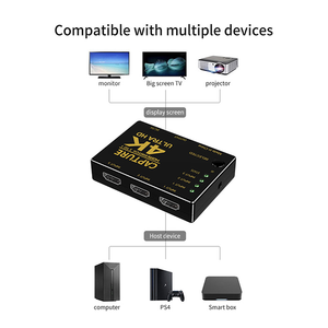 Doojiey 4K 60fps 3-in-1 USB 3.0 HDTV thiết bị quay <span class=keywords><strong>video</strong></span> với ổ đĩa miễn phí Mic ghi trò chơi & phát trực tiếp để phát trực tuyến chơi game - Product Image 6