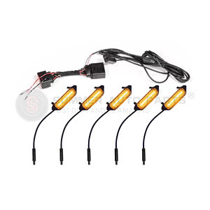 Haute qualité 12V Auto voyant d'avertissement d'urgence Automobile calandre lumière LED pour Jetour T2 accessoires de voiture - Product Image 5