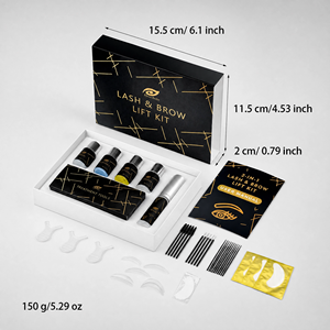 Kit de rehaussement de <span class=keywords><strong>cils</strong></span> et de lamination de sourcils à la kératine OEM, ensemble semi-<span class=keywords><strong>permanent</strong></span> pour <span class=keywords><strong>recourber</strong></span> <span class=keywords><strong>les</strong></span> <span class=keywords><strong>cils</strong></span> - Product Image 1