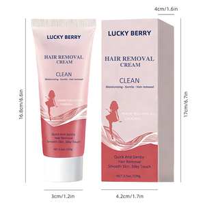 Crème dépilatoire de voyage non irritante OEM, mini crème dépilatoire portable pour une utilisation nomade - Product Image 2