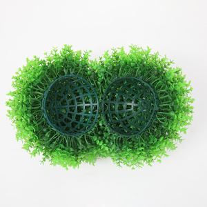 YOPIN-7585 High Quality 60cm Hanging Artificial Green Milan Grass Ball <strong>Big</strong> Simulation <strong>Eucalyptus</strong> for Thanksgiving Decorations - Product Image 4