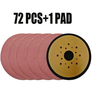 Disques abrasifs, 5 pouces, grain 40/60/80/120/180/240/320, 20 pièces