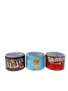 <b>Herb</b> Grinder 6 pcs Display <b>Box</b> Round Magnetic Metal Dry <b>Herb</b> Grinder with Sharp Teeth and Colorful Design for Easy Grinding - Product Image 3
