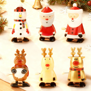 Jouets à remonter en plastique faveurs <span class=keywords><strong>de</strong></span> fête <span class=keywords><strong>de</strong></span> Noël cadeau <span class=keywords><strong>de</strong></span> vacances donnant des jouets à remonter à pied <span class=keywords><strong>de</strong></span> Noël jouets à remonter durables - Product Image 2