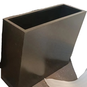 ステンレス製の金属製プランター、カスタマイズ可能なサイズと形状の装飾用植木鉢 - Product Image 2