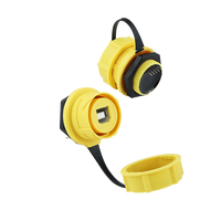 Conectores Redondos Impermeables IP68 Lshitech Tipo-B 2.0 Compatibles con Impresoras/Escáneres/Equipos de Control Industrial Inteligente