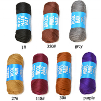 Laine brésilienne pour tresses, cheveux à tresser avec fil pour tresses africaines au crochet, torsades sénégalaises, box braids