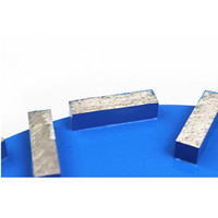 Meule diamantée JDK Disque de polissage diamanté 10 pouces pour polissage du béton