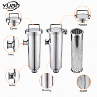 Filtro de Cesta de Ángulo Recto de Alto Flujo de Acero Inoxidable para Tuberías Industriales, para Agua, Aceite, Tinta, Resina, Recubrimientos - Proveedor OEM