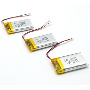 602035 390mah small rechargeable battery 3.7V - Product Image 4