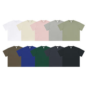 Wholesale Short Sleeve <b>Blank</b> Solid Color Print Logo <b>Ring</b> Spun Cotton Mens Custom T Shirts - Product Image 2