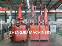 ZJ 350 Liter diskon besar mesin distilasi pabrik peralatan distilasi tembaga penyuling alkohol masih