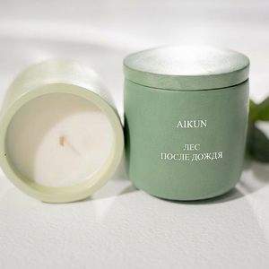 AIKUN Fournisseur en gros de bougies parfumées à mèche unique dans un pot en céramique blanc pour l'aromathérapie, les chambres <span class=keywords><strong>d</strong></span>'hôtel, les spas et les salons - Product Image 3