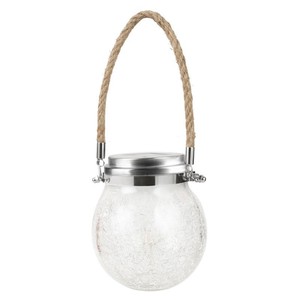 Lampes solaires de jardin Lu Yao, lanternes féériques à LED en verre craquelé, étanches pour l'extérieur - Product Image 3