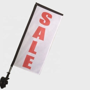 Weihai wzrods Hot Bán tùy chỉnh cờ Mini cờ Giọt Nước Mắt bãi biển có thể điều chỉnh góc cửa sổ cánh cờ cực Sucker biểu ngữ cho quảng cáo - Product Image 5