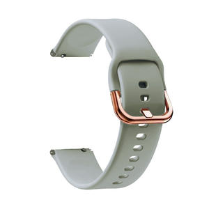 Bracelet intelligent en silicone souple et confortable de 18 mm, design sportif, accessoire de remplacement pour <span class=keywords><strong>Garmin</strong></span> Forerunner 255S/265S/<span class=keywords><strong>Vivomove</strong></span> <span class=keywords><strong>3</strong></span> - Product Image 5