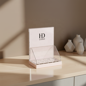 Customized for Acrylic <strong>Beauty</strong> &amp; Lipstick Display <strong>Rack</strong> with 3mm Panel Pre-Assembled Accent Shelf for Home &amp; Store Counters - Product Image 5