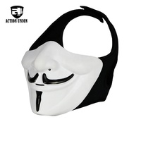Action Union Tac TPR V masque demi-visage masques tactiques pour fête Halloween Cosplay mascarade CS accessoires de film