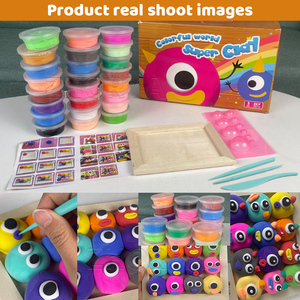 Zhorya - Juego de 24 colores de arcilla de secado al aire, arcilla de modelar no tóxica, kit de masa de modelar para niños - Product Image 5