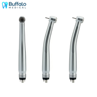 Electric High Speed Dental Handpiece Brass Body Ceramic Bearing 300,000-450,000 RPM/min 2/4 Holes 4 Water Spray CE Certified