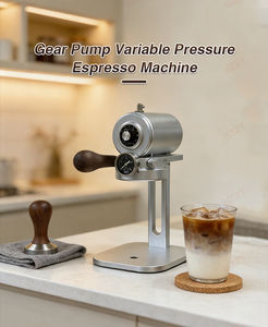 Machine à expresso à pompe rotative 9-15 bars, pression réglable, extraction à température contrôlée, en aluminium, pour café chaud ou froid, utilisation extérieure - Product Image 4