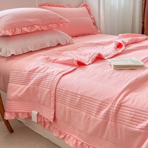 Khuyến mãi lớn Bộ ga trải giường khách sạn 5 sao chất liệu vải lanh thật Bộ ga trải giường vải lanh tự nhiên nguyên chất Bộ chăn ga vải lanh - Product Image 4