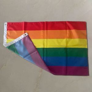 Bandera LGBT de Poliéster de Alta Calidad, Impermeable, Impresa Digitalmente, 2x3 pies, Arcoíris, para Lesbianas, Bisexuales, Gays, Transgénero - Product Image 2