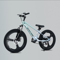 Vélo de montagne pour enfants unisexe de haute qualité en alliage de magnésium, frein à disque, 18, 20, 22 pouces, violet, bleu ciel, pour l'extérieur