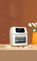 Freidora de Aire Eléctrica Digital de 12L con Control Digital, Revestimiento Antiadherente de PTFE, Protección Contra Sobrecalentamiento, Fácil Limpieza, Calentamiento Rápido para Uso Doméstico