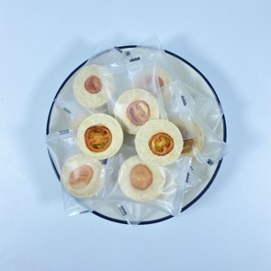 ביסקוויטים עגולים מבשר עוף טרי עם עצמות, חטיפי חתולים סיטונאיים, פרסים לאימון חתולים, חטיפים לחתולים בכמויות גדולות, שירות OEM/ODM - Product Image 1