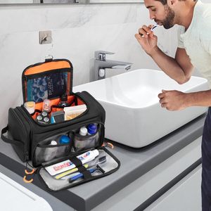 Trousse de Toilette Tactique Suspendue pour Hommes, Sac de Voyage Organisateur pour Articles de <span class=keywords><strong>Rasage</strong></span> et de Douche Essentiels - Product Image 4