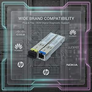 Module optique SFP BiDi SC 1,25G 20 km Monofibre SMF 1310/1550 nm Transceiver Compatible avec Cisco Huawei Juniper - Product Image 4