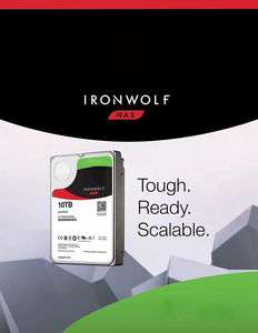 Disco Duro NAS IronWolf ST10000VN0004ST de 10 TB, 3.5'', SATA 6 Gb/s, 7200 RPM, 256 MB de Caché, HDD ST10000VN0004 - Product Image 1