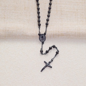 สร้อยคอจี้<span class=keywords><strong>พระ</strong></span>พุทธรูปสแตนเลส 6 มม. ดีไซน์ลูกปัดแบบครอส พร้อมโซ่ลูกปัดสแตนเลส รุ่น Advanced Sense - Product Image 4