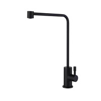 Robinet de cuisine moderne et minimaliste en cuivre Kaiping Youjia, monocommande, pour eau potable directe, avec tuyau à sept segments, gris anthracite pur
