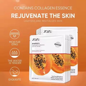 ZOZU-mascarilla de hoja facial coreana, el mejor blanqueador, hidratante, extracto de frutas y plantas naturales, para el cuidado de la piel - Product Image 6