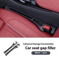 Lot de 2 organiseurs de console universels en ABS, anti-chute, pour combler les espaces latéraux, support de téléphone, remplisseur d'espace de siège de voiture, pour kits intérieurs de voitures
