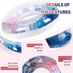 <span class=keywords><strong>Flotadores</strong></span> inflables de PVC con 4 portavasos <span class=keywords><strong>para</strong></span> adultos, <span class=keywords><strong>flotadores</strong></span> de flotación <span class=keywords><strong>para</strong></span> <span class=keywords><strong>piscina</strong></span> en forma de tubo, gafas - Product Image 3