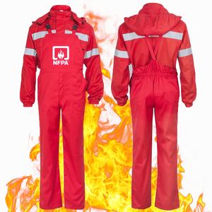 Огнестойкий хлопковый комбинезон для спецодежды, жакет, жакет, трусы, жакет - Product Image 1